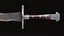 Fantasy Curved Saber and Wavy Dagger Weapon Pack