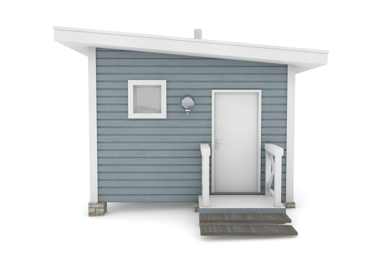 3D Rest House American Model - TurboSquid 1158199