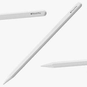 Apple Pencil Pro 3D Model