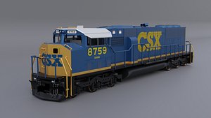 CSX SD60M Locomotive