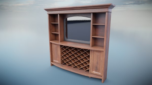 Bar shelves 3D model