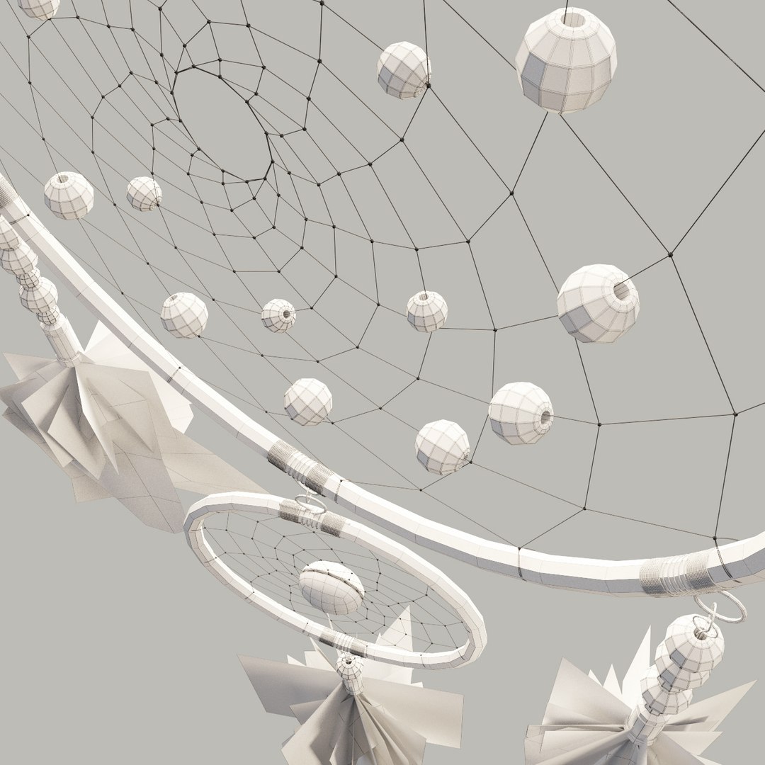 3d model dreamcatcher dream catcher