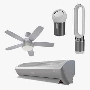 3D Air Conditioning Equipment Collection 2