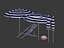 parasol umbrella beach obj