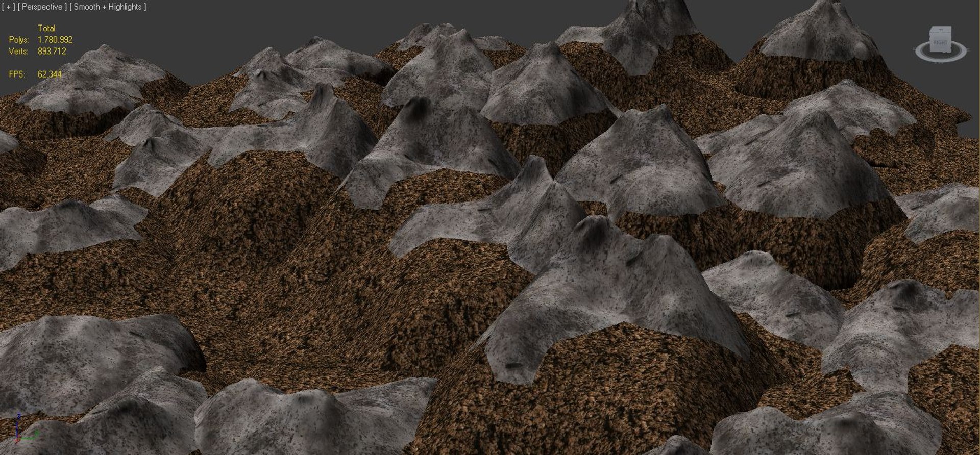 Free Mountain 3d Model