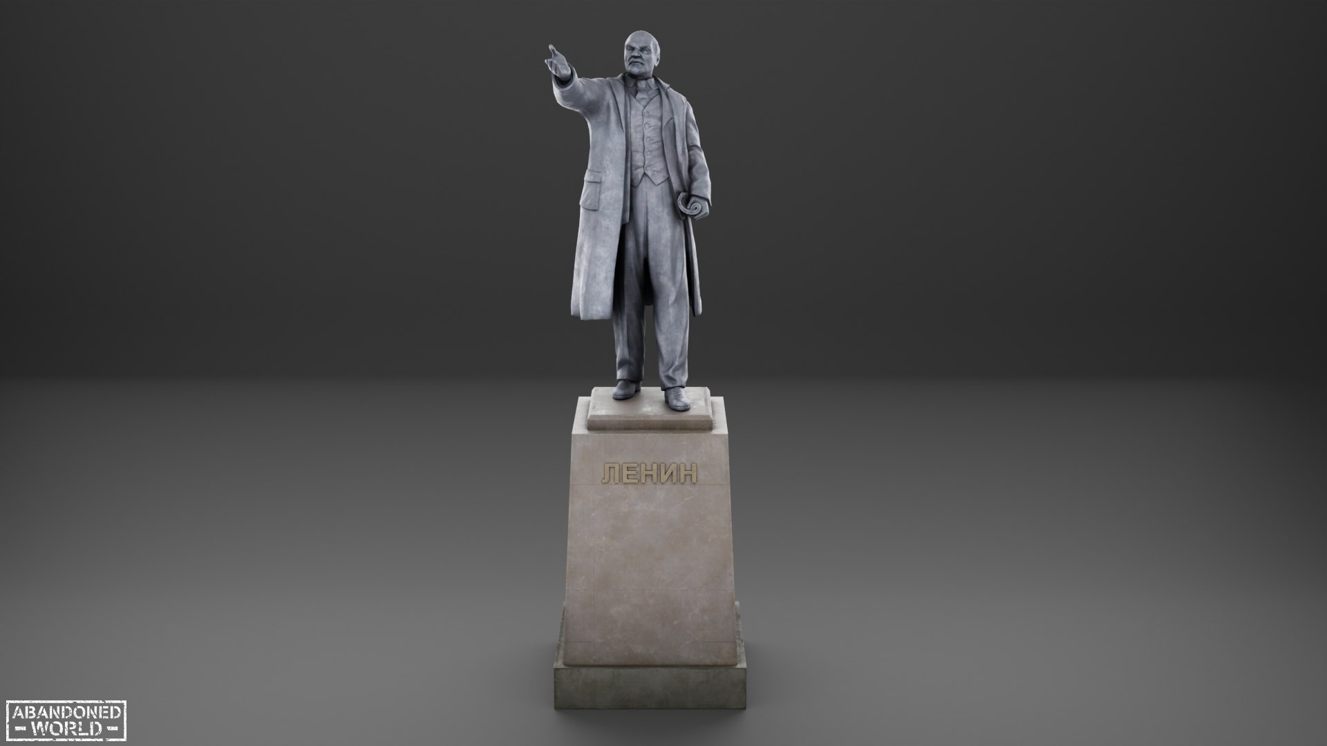 Lenin Statue 3D model - TurboSquid 2139616