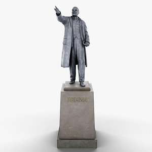 Lenin Statue 3D model