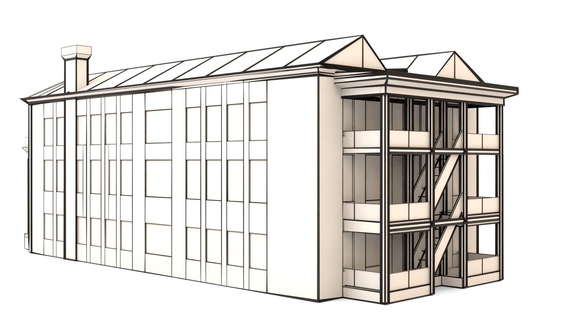 3D Hostel Model - TurboSquid 2211876