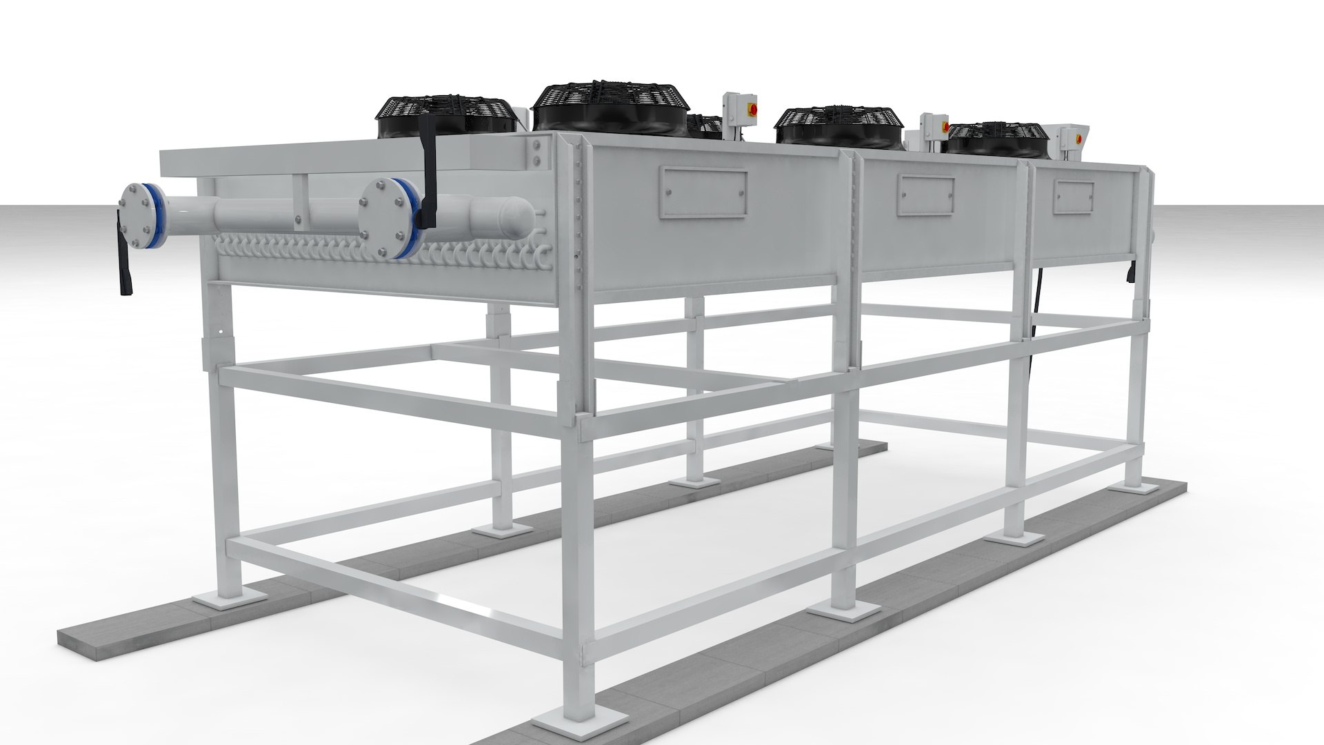 3D Radiator Chiller - TurboSquid 1484916