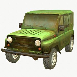 Russian SUV Low Poly