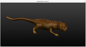 3D gecko model