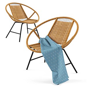 3D Armchair Chair Model TurboSquid 1541781