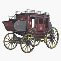 Stagecoach Horse Carriage Abbott Downing Concorde