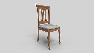 Chair Wooden N9 3D model