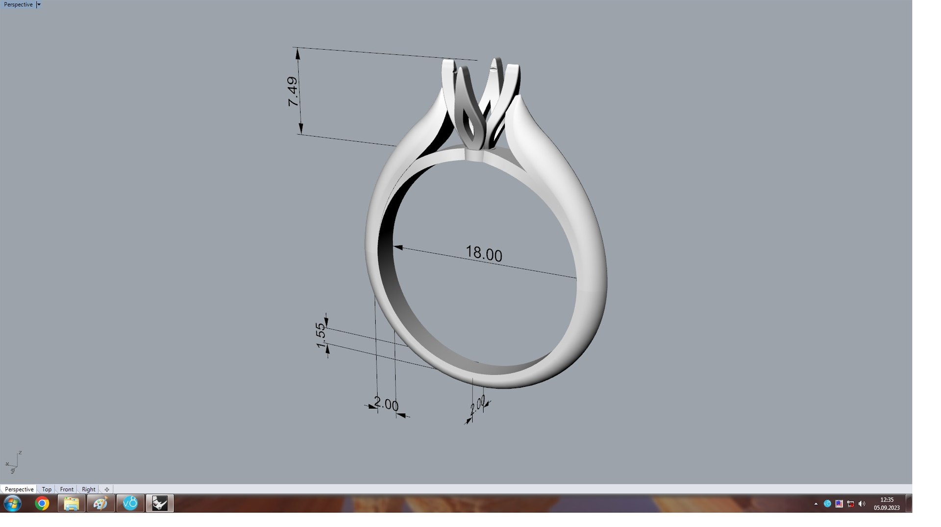 Engagment Ring Model - TurboSquid 2276395