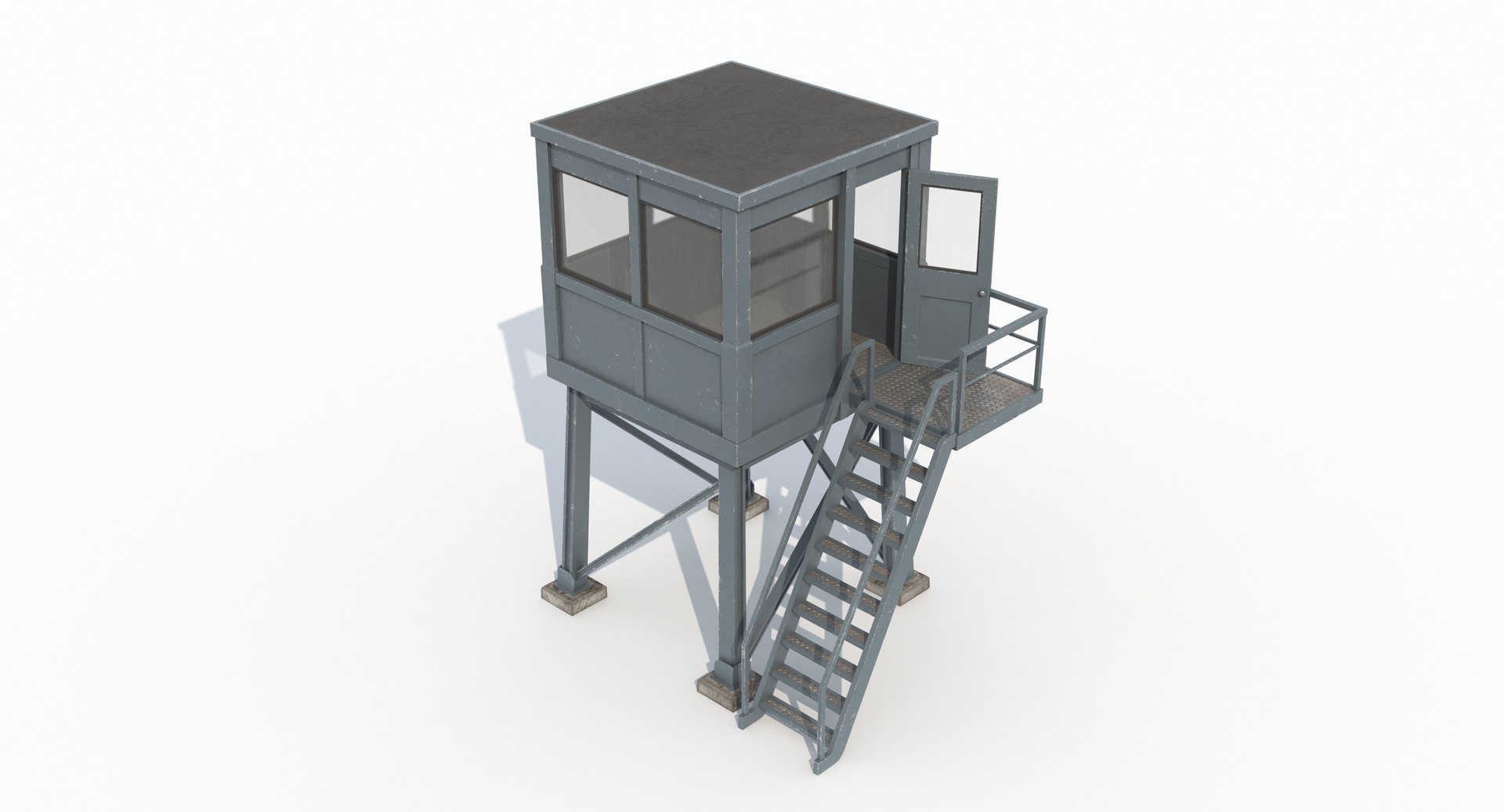 Observation Tower 3 3D Model - TurboSquid 2296960
