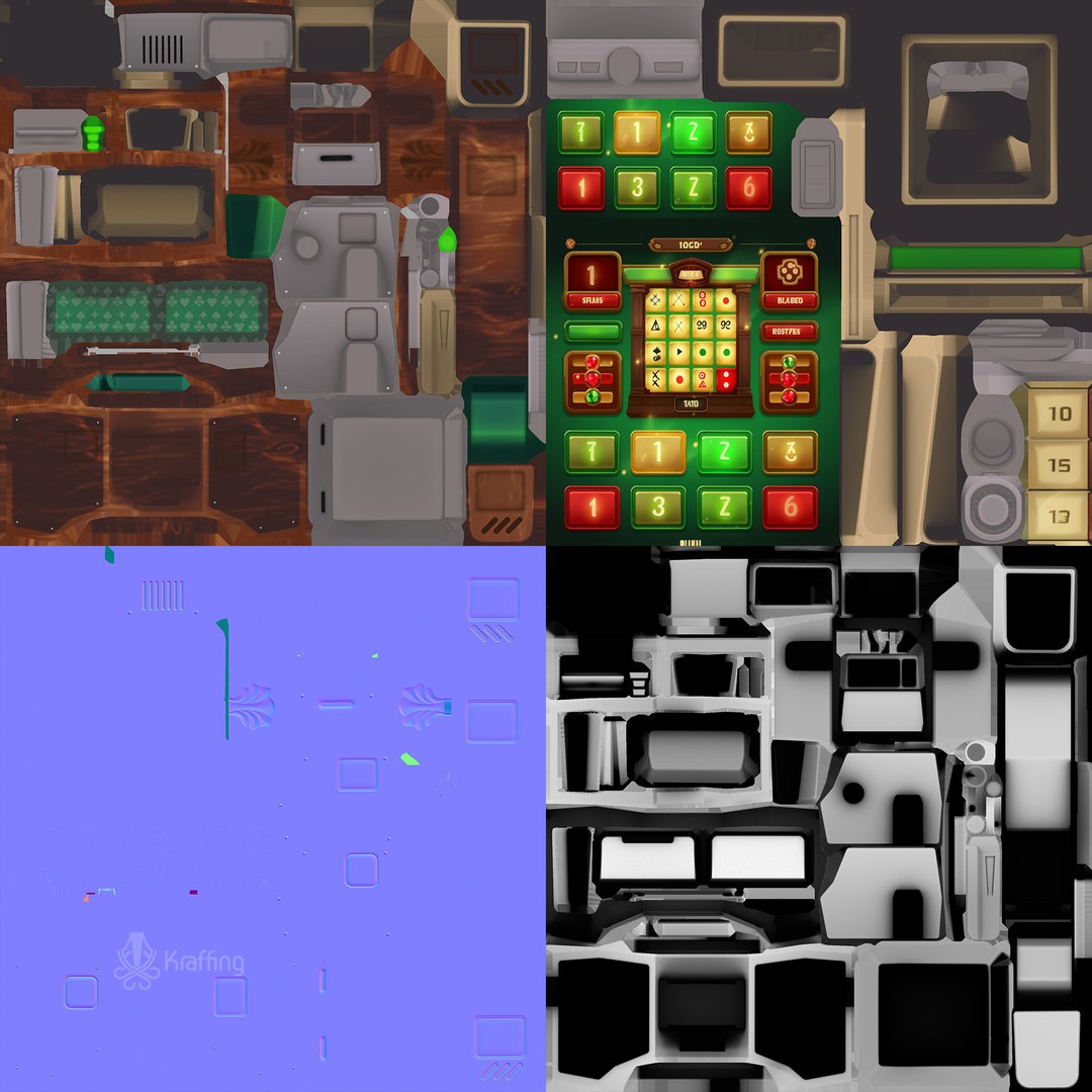Slot Machine Model - TurboSquid 2166189
