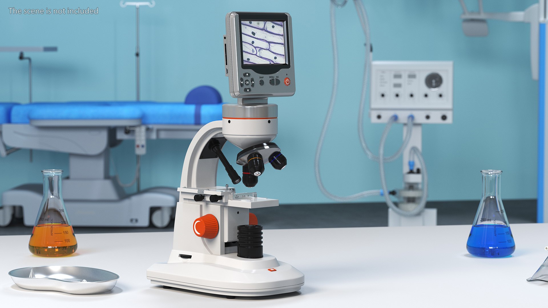 Professional Biological Microscope 3D Model - TurboSquid 2139976