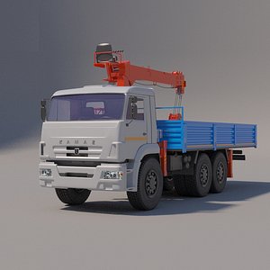 Load Handling Cranes - KMU Kanglim KS-1256 G2 on chassis KAMAZ-43118