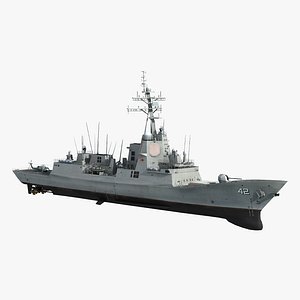 hmas sydney 42 class destroyer 3D