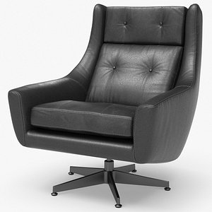 Motorcity leather swivel chair 2025