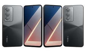 3D Xiaomi POCO M8s 5G Black model
