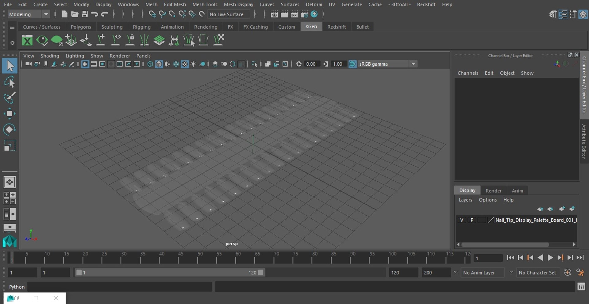 3D Nail Tip Display Palette Board Model - TurboSquid 1974323