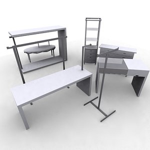 3d model retail fixtures