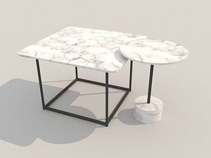 marble table 3D