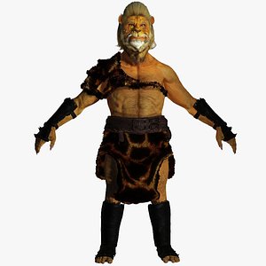 Lion Man 3D model