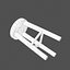 wooden stool 3d model