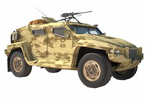 hawkei armoured 3D