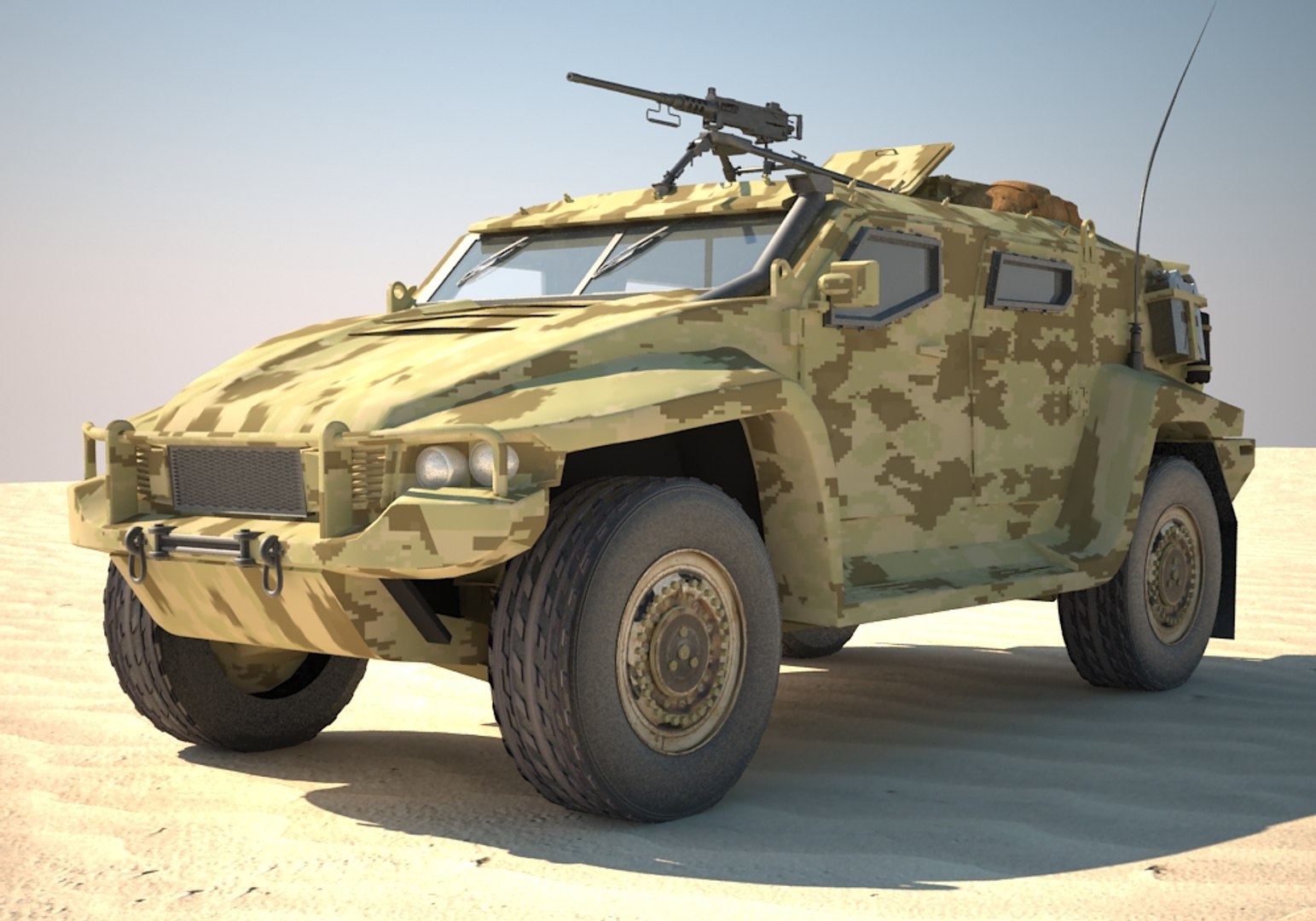 Hawkei Armoured 3D - TurboSquid 1575869