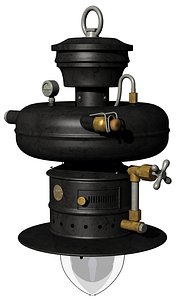 petromax 790 factory lamp 3D model