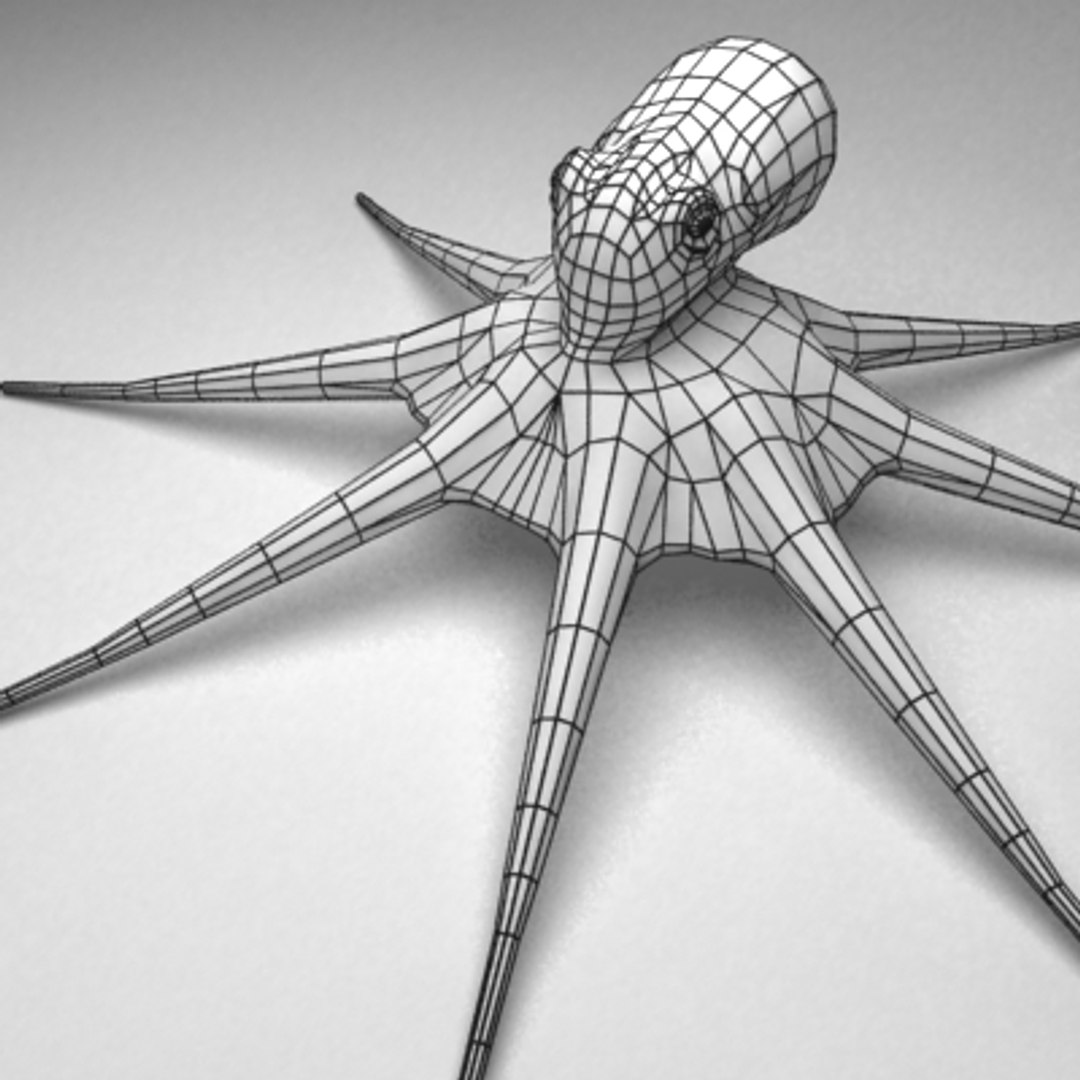 Max Rigged Octopus