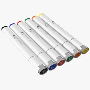 Generic Sketch Marker 6 Colors model