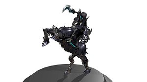 mechanical centaur character 3D model