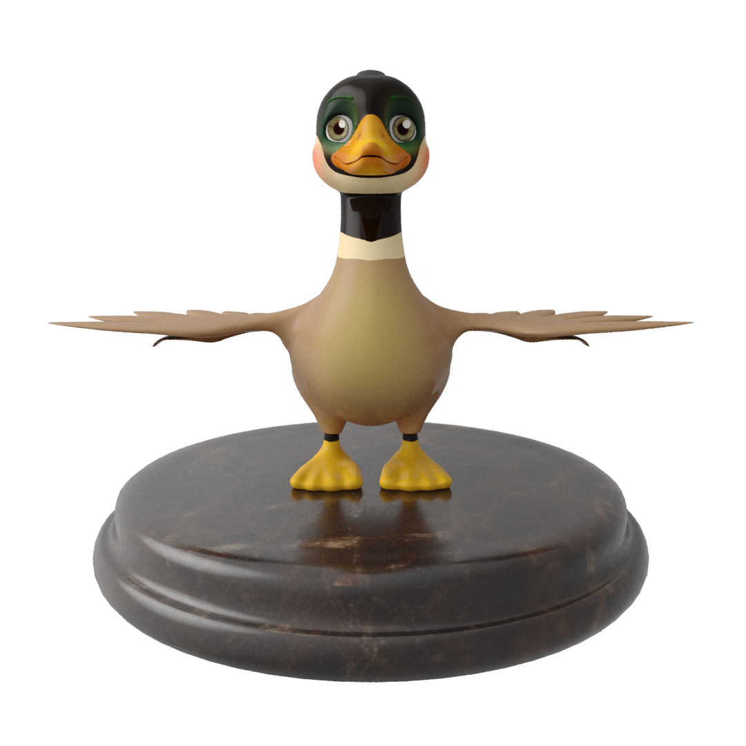 3D Model Wild Goose Rigged Character - TurboSquid 1435308