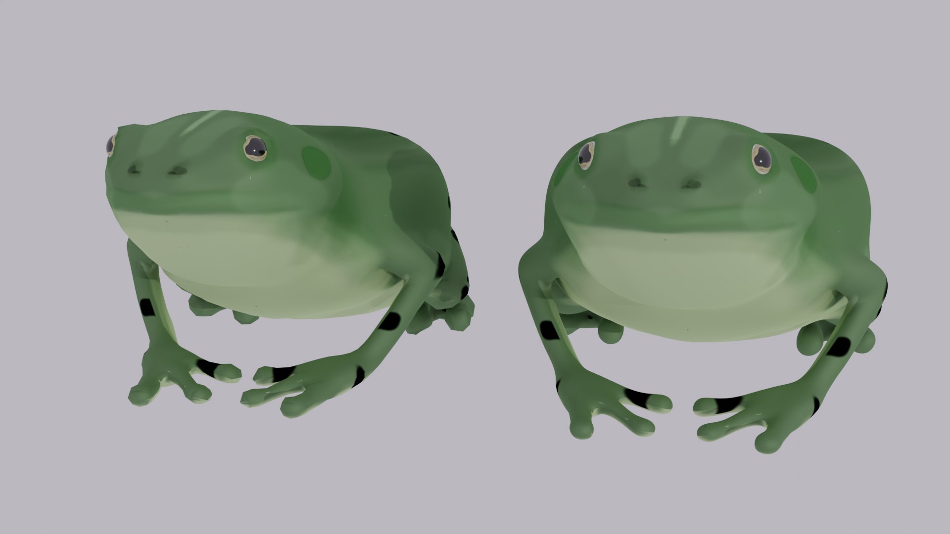 3D Simple Chubby Frog Model - TurboSquid 1965097