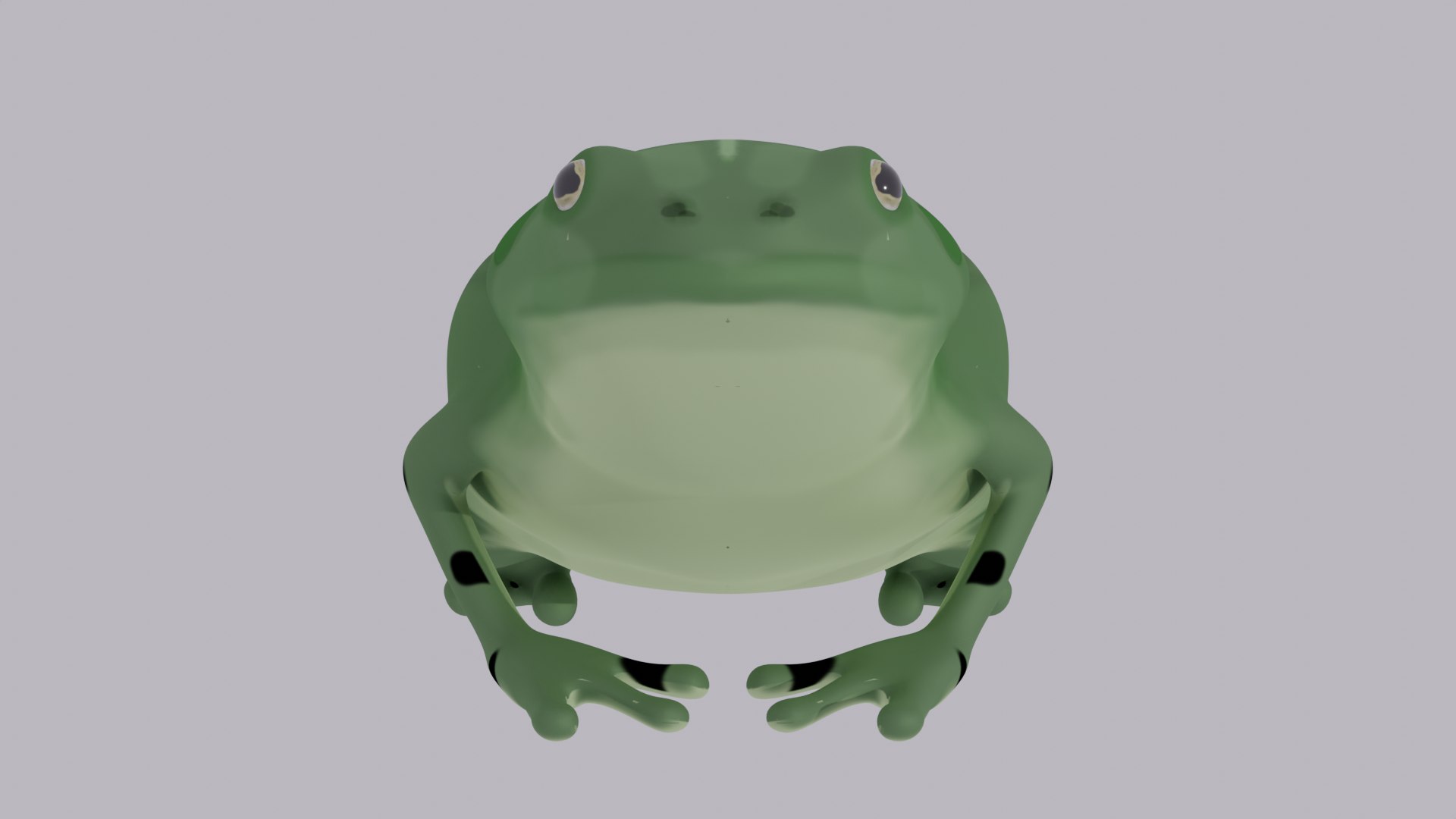 3D Simple Chubby Frog Model - TurboSquid 1965097