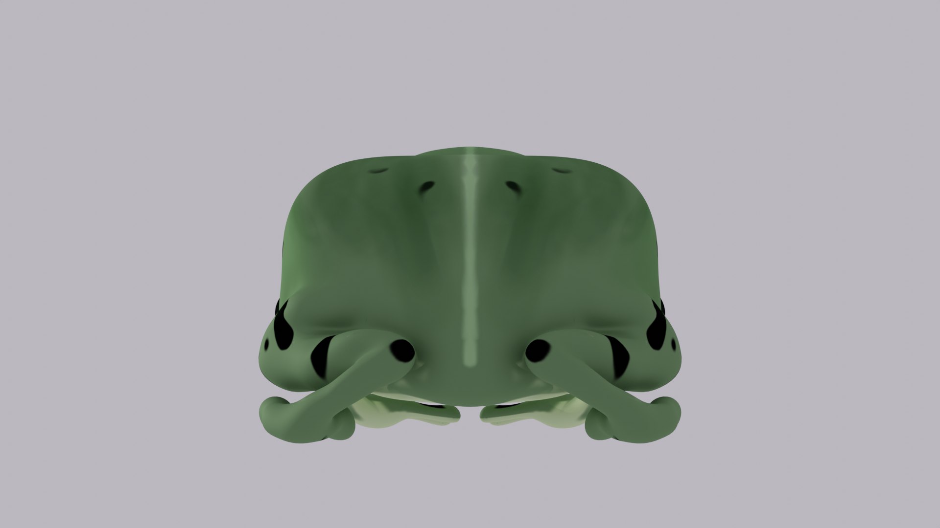 3D Simple Chubby Frog Model - TurboSquid 1965097
