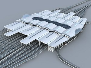 High-speed railway station 1