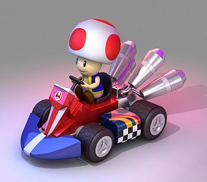 Toad from Mario Kart - Nintendo