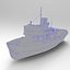 Steamship Karina Boat Lowpoly model