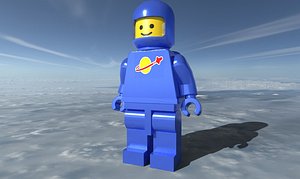 lego astronaut 3D