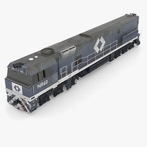 australian nr60 locomotive industrial 3d model