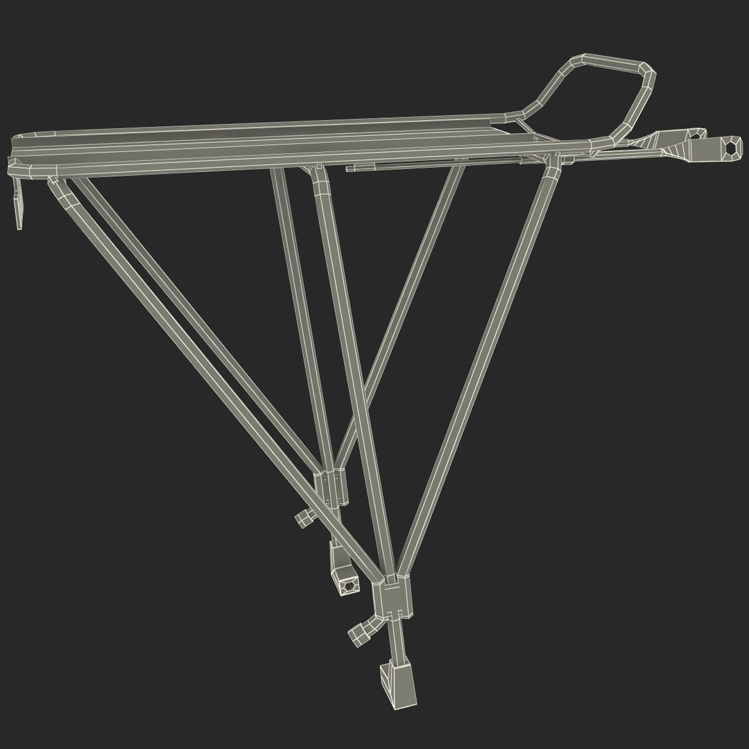 bike rear rack 2 3d max