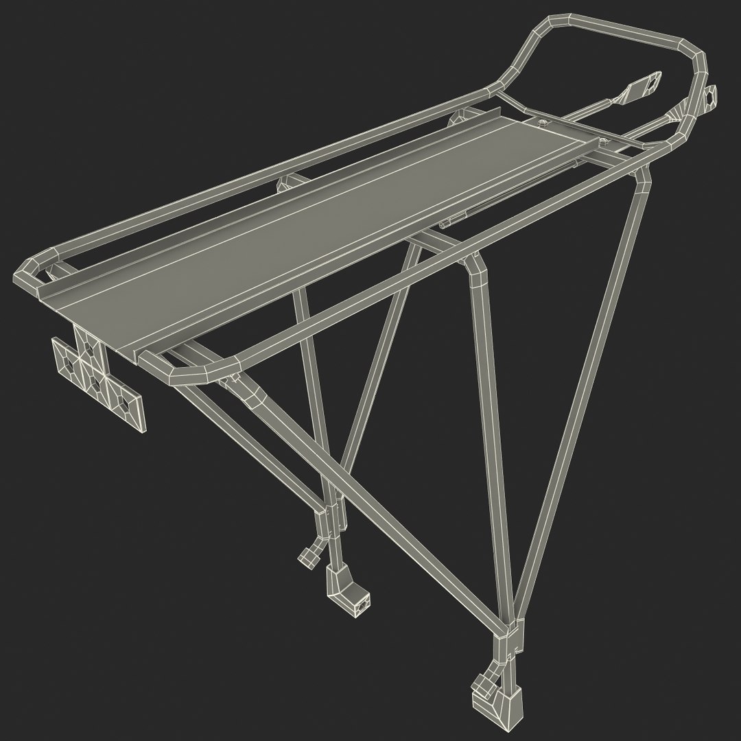 bike rear rack 2 3d max