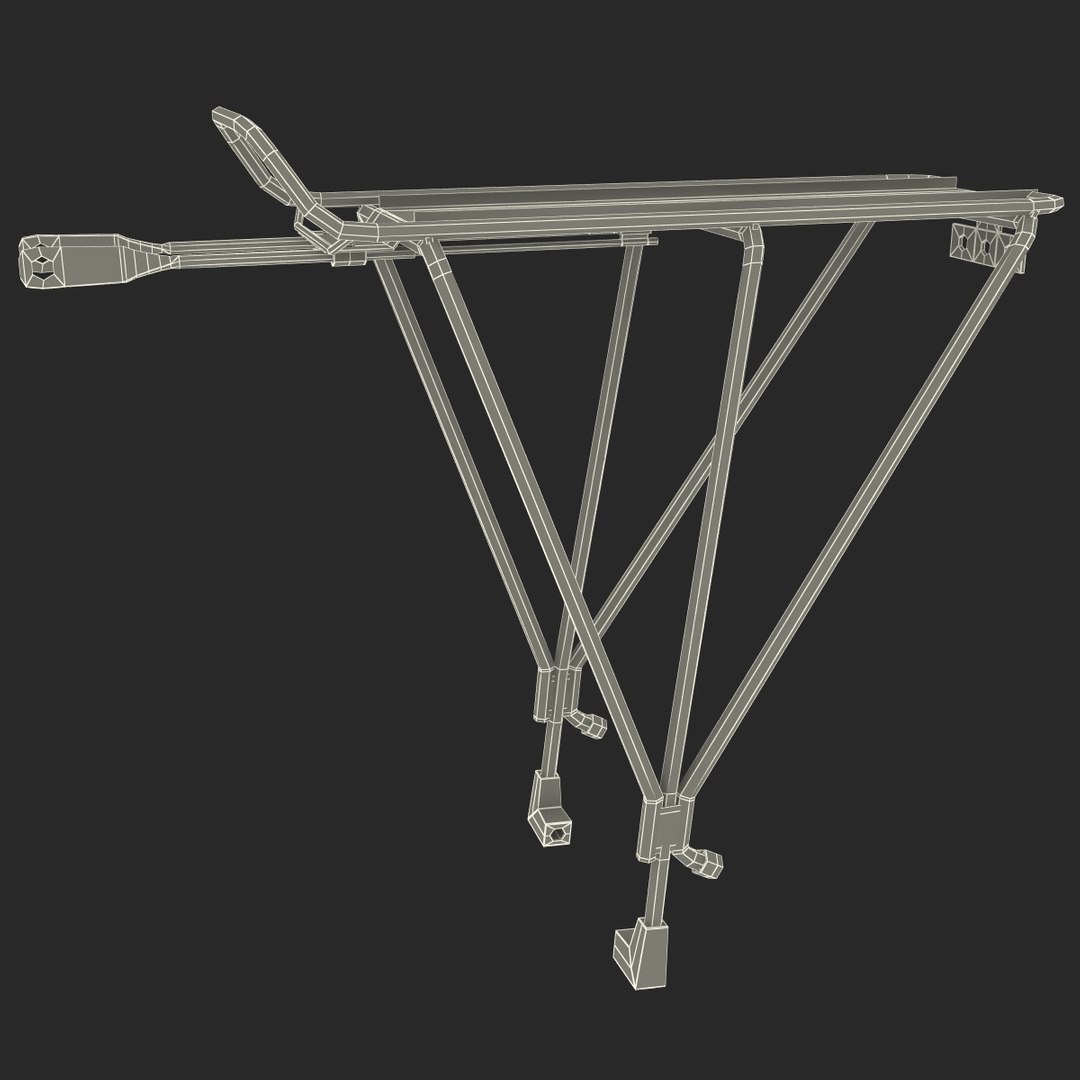 bike rear rack 2 3d max