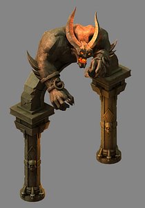 3D funeral place - sculpture